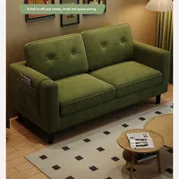 Canapé trois places en velours côtelé, style moderne, design moyen, avec housse amovible et lavable, garnissage éponge et latex, vente en gros