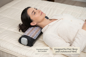 Almohada Ocular Profesional con Cristales de Amatista para Terapia de Calor, <span class=keywords><strong>Fisioterapia</strong></span> Infrarroja, Temperatura de 30-70°C, Tamaño 13x42cm - Product Image 4