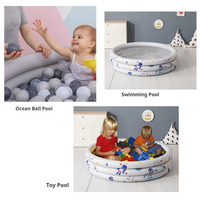 Baby-Spielball-Pool für drinnen, Indoor-Spielplatz für Kleinkinder und Kinder, Indoor-Bällebad