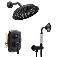 Mitigeur de douche mural en laiton chaud/froid avec système cascade encastré et jets de pluie doux – Nouveauté !