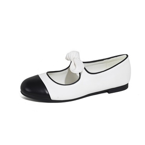 Zapatos Mary Jane de Lujo para <span class=keywords><strong>Mujer</strong></span>, Diseño Coreano con Lazo, Parte Superior de Microfibra, Estilo Joker, Antiedad, Sin Cordones - Product Image 6