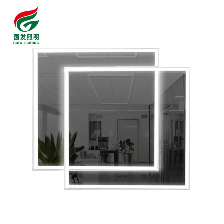 Indoor Decoration Lighting Aluminum Photo Frame Lamp Surface Mounted 60X60 2*2 Wall Ceiling Panel Led Frame Light