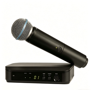 Used BLX24/58A <b>Wireless</b> Handheld <b>Microphone</b> System Professional Single Channel Vocal Mic for Stage Karaoke Live Broadcast - Product Image 1