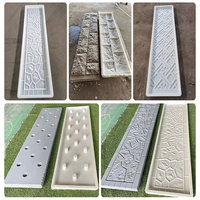 Moule de Panneau Préfabriqué en PP avec Bordure pour Moulage en Pierre, Ciment Injecté et Emboîtable, pour Murs Extérieurs, Clôtures et Colonnes en Béton ABS