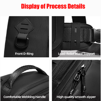 Sac à bandoulière pour appareil photo léger, imperméable, antichoc et rembourré, pour hommes, pour la photographie en extérieur, le vlogging et les voyages