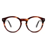 Meilleure vente de montures optiques rondes en acétate spécialisé Vintage avec 3 clous en stock, lunettes de lumière bleue d'ordinateur, lunettes en acétate