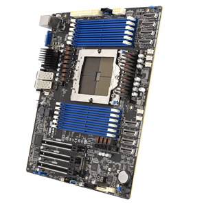 เมนบอร์ดเซิร์ฟเวอร์รุ่น K14PA-U12 รองรับการ์ดจอแบบ Dual-slot สองตัว, 12 DIMM DDR5, ไดรฟ์ NVMe 16 ช่อง และรองรับ ASMB11-iKVM แบบรวมในตัว รองรับ AMD E - Product Image 3
