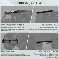 Accesorios para Automóviles, Kit de Carrocería para Mercedes-Benz Clase G W465 W464 G63, Mejora al Estilo 4x4, Piezas de Automóvil de Fibra de Carbono + Metal