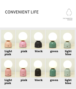 Bắc Âu phong cách hiện đại dẫn có thể điều chỉnh đèn bàn sắt mạnh mẽ cơ thể với Blush Acrylic Bìa Dimmable điều khiển cảm ứng <span class=keywords><strong>3</strong></span> năm bảo hành - Product Image 6