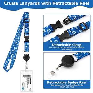 Polyester Lanyard Sleutelhanger, Ronde Nylon Lanyard Met Logo Op Maat, Aangepaste Lanyard Id Badge Houder - Product Image 6