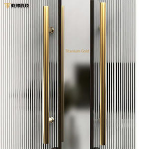 מודרני ss #304 ידית דלת נירוסטה לכל דלתות העץ-קל להתקין פנים/פנים אנטי קורוזיה פנים/שימוש חיצוני גימור חלק - Product Image 5