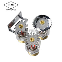 Système de gicleurs d'incendie CA Fm Special Respone JOB Glass Bulb 68 ℃ Fm Fire Sprinkler