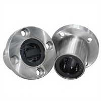 Roulement à billes linéaire à bride carrée en acier inoxydable 20 mm LMF20UU, mouvement fluide pour imprimantes 3D