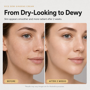 Crème au ginseng Rice Dew, crème hydratante anti-âge pour le visage avec de <span class=keywords><strong>la</strong></span> niacinamide pour les peaux sèches, hydratante et raffermissante pour tous les types de peau - Product Image 5