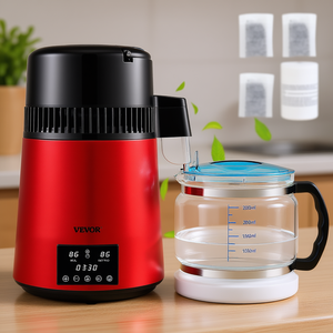 Destilador de Agua Vevor de 1.1 Galones y 750W con Pantalla de Temperatura Dual, Temporizador Digital y Sistema de Tratamiento de Agua - Product Image 2