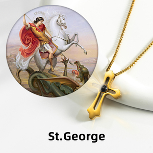 Colgante de San Jorge GIVELUCK, Estilo Religioso, para Venta al por Mayor en Tiendas de Recuerdos de Viaje - Product Image 6
