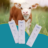Peste Des Petits Ruminants (PPRV) Ag Kit de prueba rápida para rumiantes 98% Sensibilidad 10-15 Minuto Tiempo de prueba 20 pruebas/Caja Lifecosm