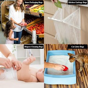 Bolsas de Polietileno Encogibles de 40x50cm, Bolsas Transparentes Resistentes a la Humedad para Almacenamiento de Alimentos, Pan, Frutas, Verduras, Bolsas de Embalaje para Compras - Product Image 1