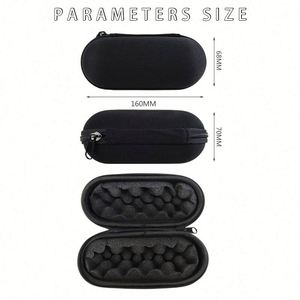 Black EVA Waterproof Durable Portable Outdoor Travel Business Travel Toiletry <b>Charging</b> <b>Cable</b> Special Purpose Storage Box Case - Product Image 3