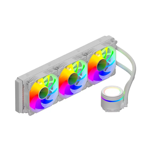 Enfriador AIO ARGB de 120mm-Ventiladores de alta velocidad de 2800 RPM, pasta térmica preaplicada - Product Image 2