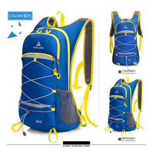 Sac à dos de vélo léger pour le plein air, course à pied sur sentier, marathon, randonnée, voyage, imperméable, fermeture éclair, nylon, sac d'hydratation pour le vélo - Product Image 6