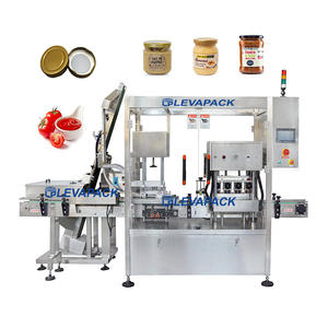 Tampa De Elevação Automática Garrafa De Plástico Cabeça Dupla Máquina Tampando De Quatro Rodas - Product Image 5