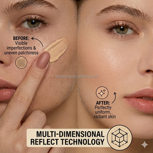 Crème <span class=keywords><strong>BB</strong></span> mate à couvrance totale, longue tenue, hydratante, imperméable, fond de teint liquide sans défaut, cosmétiques de maquillage, marque privée - Product Image 5