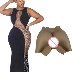 Culotte gainante quotidienne pour femme grande taille, rehausseur de fesses en silicone, rembourrage pour les hanches, en tissu nylon sans couture, sexy, haute élasticité - Product Image 1