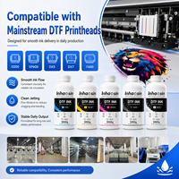 Kit d'encre DTF haute densité de couleur, approvisionnement direct usine pour imprimante A3 A4, impression textile personnalisée sur T-shirt par transfert thermique