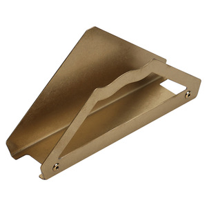 Stainless Steel Tissue Holder Gold Retro Industrial Style Free Standing Desktop Napkin Stand Creative Design - Product Image 3