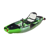 Vente chaude Kayak de pêche avec moteur électrique Kayak à pédale Canoë de pêche pour l'océan avec siège
