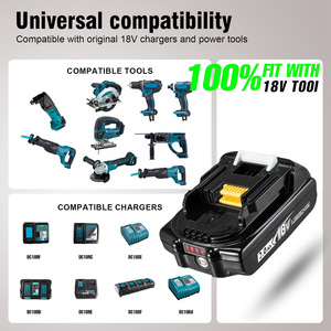 Batterie de remplacement VICTPOWER 2.0Ah haute capacité 18V pour Mak, compatible avec BL1860B BL1850B BL1840B BL1830B BL1820B - Product Image 6