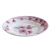 Assiettes jetables en mélamine écologiques personnalisées, bord plat, vaisselle en plastique, options personnalisées directes d'usine, vente en gros