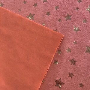 Bán Hot Vàng/Bạc Lá In Ấn Tùy Chỉnh In Siêu Mềm 2 Mét Minky Vải Sang Trọng - Product Image 3