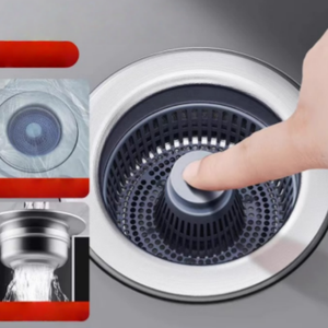 <span class=keywords><strong>Bouchon</strong></span> anti-odeur et anti-obstruction pour évier de cuisine avec filtre à mailles et noyau rebondissant - Product Image 4
