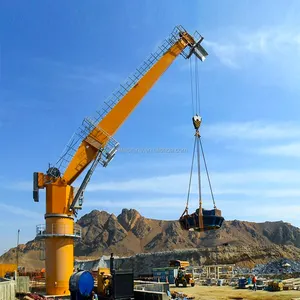 1.5t7.8m Marine Deck Folding Telescopic Boom Crane 6t Marine Hydraulic Crane Folding Marine Crane