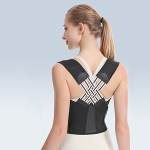Chuyên nghiệp trở lại hỗ trợ vành đai tư thế Corrector trở lại với điều chỉnh dây đeo Brace Vai ban nhạc chỉnh vành đai thanh thiếu niên người lớn - Product Image 1