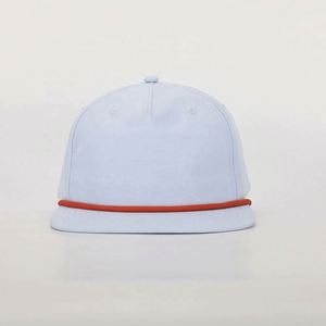 BSCI Wholesale Custom OEM Design Trendy 5 Panel Sport <b>Flat</b> Brim Performance Outdoor Adjustable <b>Hat</b> Embroidery Logo Polyester - Product Image 2