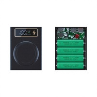 Boîtier de batterie externe magnétique détachable 4 cellules sans soudure pour batteries 18650 – Kit DIY pour boîtier de batterie externe détachable