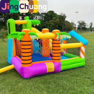 Castillo Inflable, Trampolín para el Hogar, Trampolín Grande para Exteriores con Tobogán (Juguetes), Venta Directa <span class=keywords><strong>de</strong></span> Fábrica, Castillo Inflable - Product Image 2