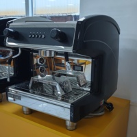 Machine à expresso semi-automatique professionnelle de haute qualité à tête unique, chaudière en acier inoxydable de 6 L, pression de 9 bars, garantie 1 an