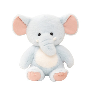 ของเล่นตุ๊กตาสัตว์ผ้ากำมะหยี่ลายทางสีเหลืองน่ารักกับช้างตัวน้อยของเล่นนุ่มพิเศษสำหรับเป็นของขวัญวันเกิดของเด็ก - Product Image 5