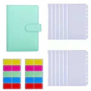 Macaron Loose Leaf Cash <strong>Budget</strong> A5 A6 <strong>Binder</strong> Pu Leather Notebook Wholesale New Product Ideas 2025 Promotional Notebook - Product Image 4