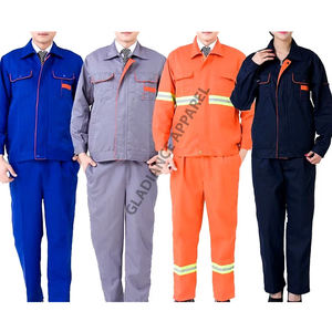 Combinaison de travail unisexe respirante haute visibilité pour usage industriel Uniforme de construction et d'électricien en polyester - Product Image 3