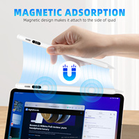 IPad dijital güç ekran için aktif manyetik Stylus kalem Palm ret ucuz aktif iğneli kalem