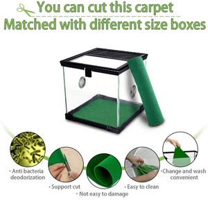 Tapis de <span class=keywords><strong>Reptile</strong></span> pour extérieur, accessoire de literie, <span class=keywords><strong>Terrarium</strong></span>, doublure, enclos, motif Dragon, Lizard, tortue - Product Image 4