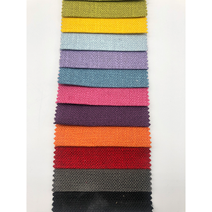 Nuevo estilo de China, nueva tela de tapicería sólida de lino Moq baja creativa para muebles y cubiertas de tapicería, cubierta textil lisa - Product Image 3