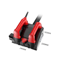 Râpeuse murale électrique industrielle 1600W, outil de dégrossissage pour murs en béton, profondeur réglable 0-4mm, grattoir en alliage d'acier pour