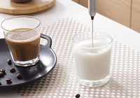 Mousseur à lait à vapeur Stella Coffee, rechargeable, électrique, automatique, mousseur à lait manuel avec support, mélangeur de boissons, portable