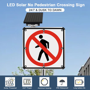 Manufacturers Custom Aluminum High Quality Reflective Solar Road Signs Traffic Print Board <strong>Warning</strong> <strong>Roadway</strong> Safety Traffic <strong>Sign</strong> - Product Image 2